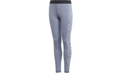 Legginsy młodzieżowe Adidas YG Branded Tight szare CF7197