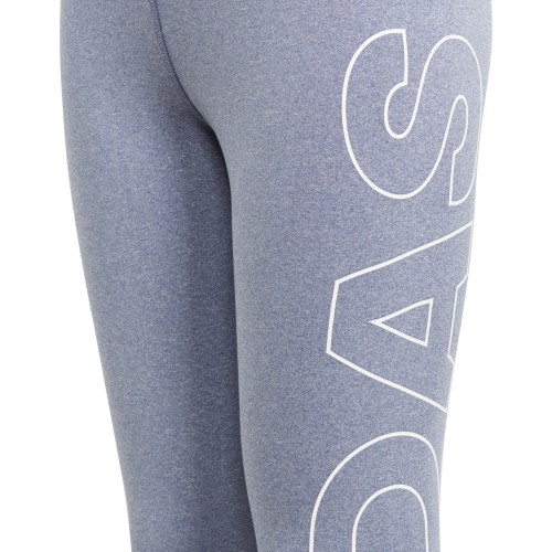 Legginsy młodzieżowe Adidas YG Branded Tight szare CF7197