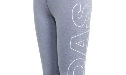 Legginsy młodzieżowe Adidas YG Branded Tight szare CF7197