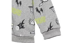 Adidas dres dziecięcy I Grap Fz Hd Ft1 Grey Black GE0015