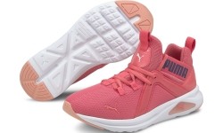 Buty dziewczęce Puma Enzo 2 Sparkle Jr, Sun Kissed Pink, 194573 03