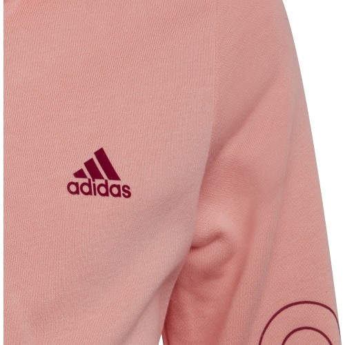 Adidas Džemperis Mergaitėms G Lin Fz Hoodie Pink HE1968