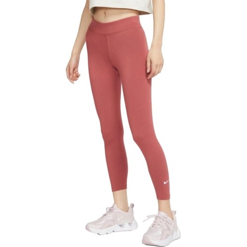 Legginsy damskie Nike NSW Essential 7/8 czerwone CZ8532 691