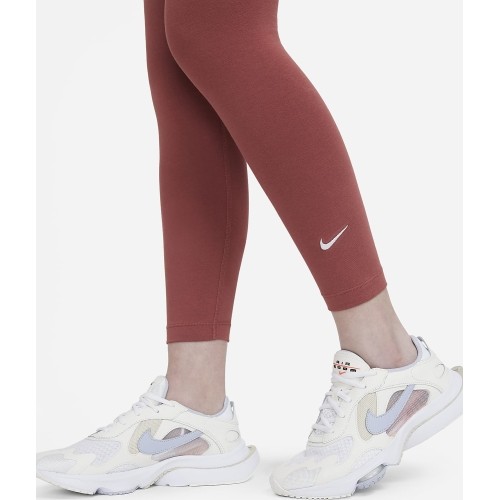 Legginsy damskie Nike NSW Essential 7/8 czerwone CZ8532 691