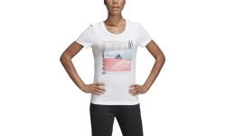 Bluzka damska Adidas 3St Photo Tee, biała, DV3023