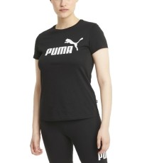 Damska bluzka Puma Ess Logo Tee, czarna