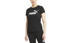 Damska bluzka Puma Ess Logo Tee, czarna