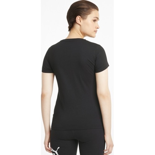 Damska bluzka Puma Ess Logo Tee, czarna
