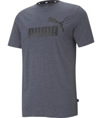 Koszulka męska Puma Ess Heather Tee, niebieska
