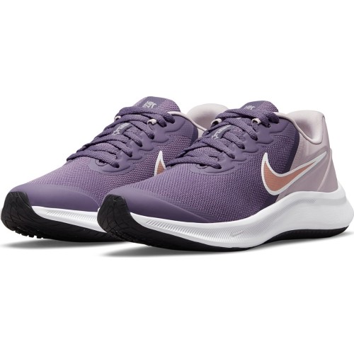 Buty dziecięce Nike Star Runner 3 liliowe DA2776 501