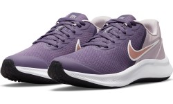 Buty dziecięce Nike Star Runner 3 liliowe DA2776 501