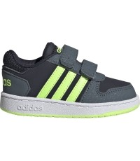 Buty dziecięce Adidas Hoops 2.0 CMF I Blue Green FW5241