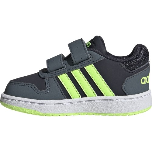 Buty dziecięce Adidas Hoops 2.0 CMF I Blue Green FW5241