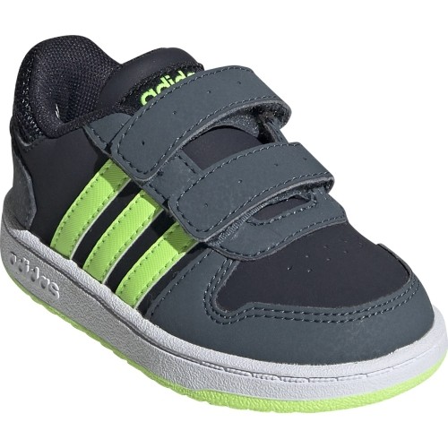 Buty dziecięce Adidas Hoops 2.0 CMF I Blue Green FW5241
