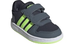Buty dziecięce Adidas Hoops 2.0 CMF I Blue Green FW5241
