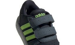 Buty dziecięce Adidas Hoops 2.0 CMF I Blue Green FW5241