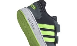 Buty dziecięce Adidas Hoops 2.0 CMF I Blue Green FW5241