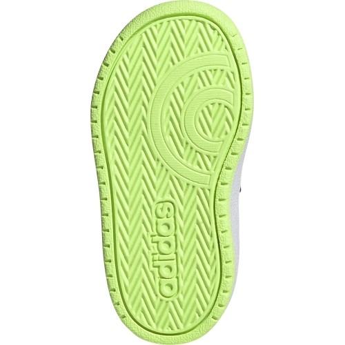 Buty dziecięce Adidas Hoops 2.0 CMF I Blue Green FW5241