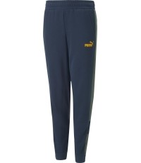 Spodnie dresowe młodzieżowe Puma Ess Block Blue Green 849083 73