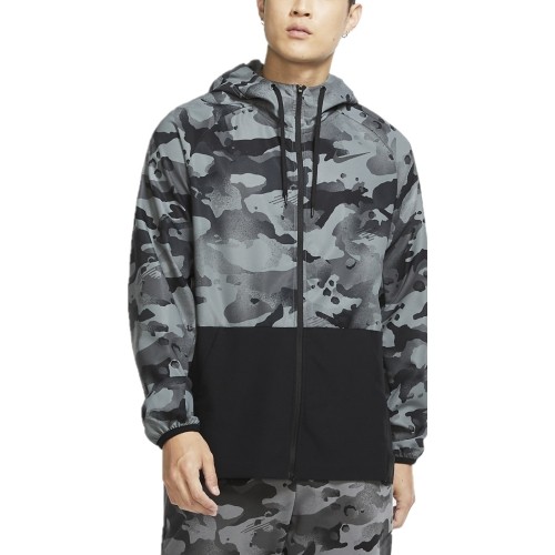 Bluza męska Nike M NK Flx Vnt MX HD FZ Jkt Camo Grey Black
