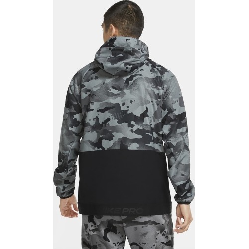 Nike Džemperis Vyrams M NK Flx Vnt MX HD FZ Jkt Camo Grey Black