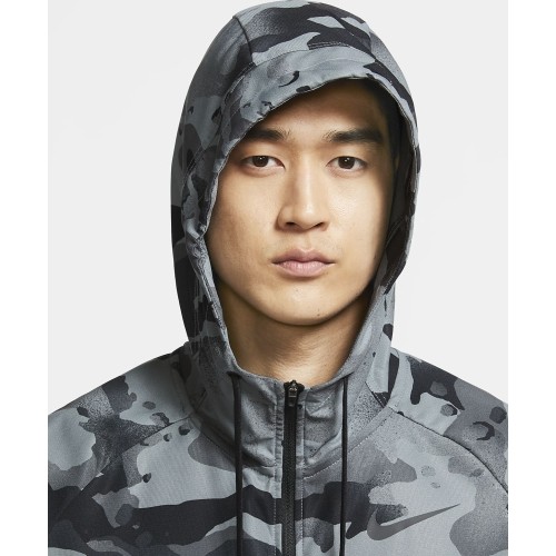 Bluza męska Nike M NK Flx Vnt MX HD FZ Jkt Camo Grey Black