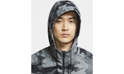 Nike Džemperis Vyrams M NK Flx Vnt MX HD FZ Jkt Camo Grey Black