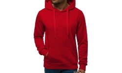 J.Style Džemperis Vyrams Fleece Red 68B2009-18