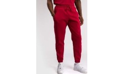 Spodnie do biegania Venum Silent Power - wiśniowa czerwień