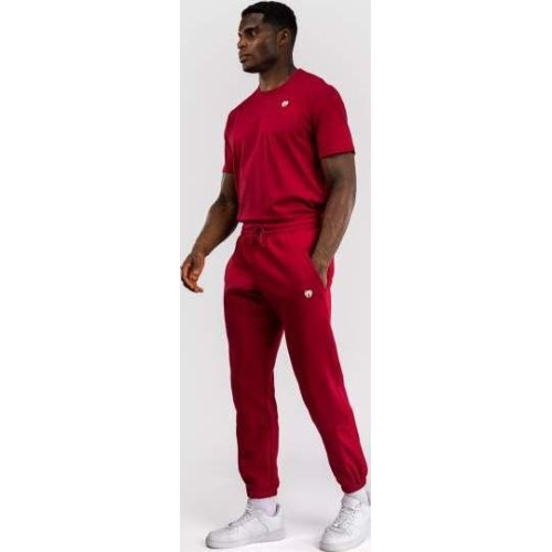 Spodnie do biegania Venum Silent Power - wiśniowa czerwień