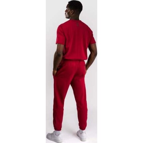 Spodnie do biegania Venum Silent Power - wiśniowa czerwień