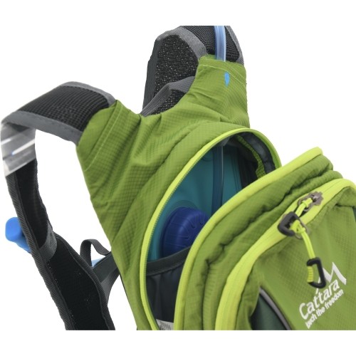 Plecak turystyczny sportowy z workiem bukłakiem na wodę Cattara GreenW 10+2 l
