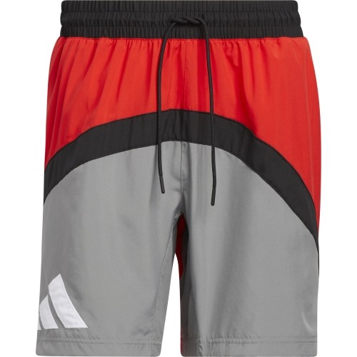 Spodenki męskie Adidas Galaxy, szaro-czerwone HE2902
