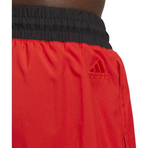 Spodenki męskie Adidas Galaxy, szaro-czerwone HE2902