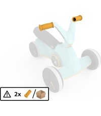 BERG GO Twirl Turquoise - uchwyt ręczny (2x)