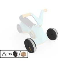 BERG GO Twirl Turquoise - przednie koło