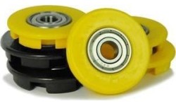 Kolego - Osłona koła 12mm żółta (4x) + czarna (2x)