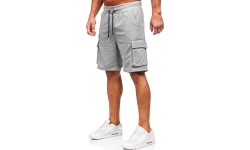 J.Style Šortai Vyrams Grey 8K1505-2