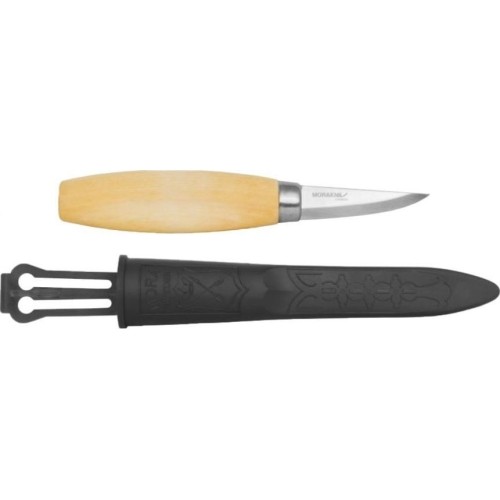 Nóż do rzeźbienia w drewnie Morakniv 120, stal węglowa