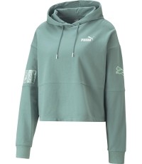 Puma Power Colorblock bluza damska zielona 674068 84