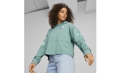 Puma Power Colorblock bluza damska zielona 674068 84