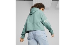 Puma Power Colorblock bluza damska zielona 674068 84