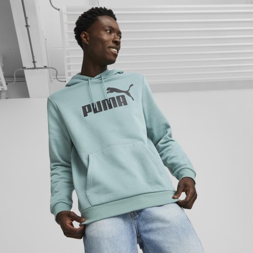 Puma bluza męska Ess Big Logo Hoodie Green 586687 75
