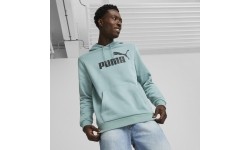 Puma bluza męska Ess Big Logo Hoodie Green 586687 75