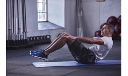 Mata fitness Adidas 7 mm, niebieska