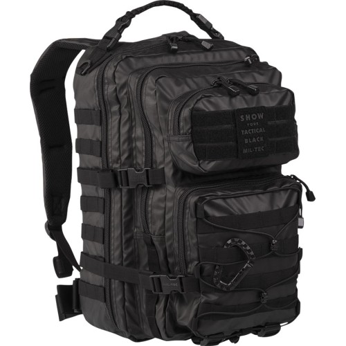 TACTICAL BLACK BACKPACK US ASSAULT LARGE