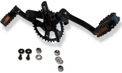 XL Frame - Crank Shaft With Crank Set 140, 36T + Pedals Berg