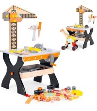 Drewniany warsztat dla dzieci stół narzędziowy ECOTOYS