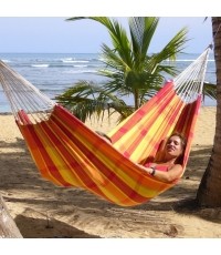 Podwójny hamak ogrodowy Amazonas Barbados Papaya, Dla 2 osób