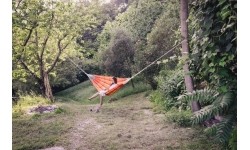 Podwójny hamak ogrodowy Amazonas Barbados Papaya, Dla 2 osób